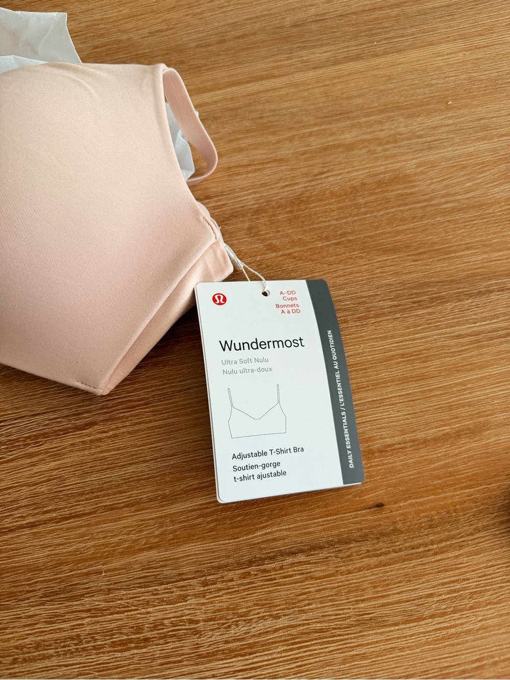 Lululemon Wundermost Adjustable T-Shirt Bra